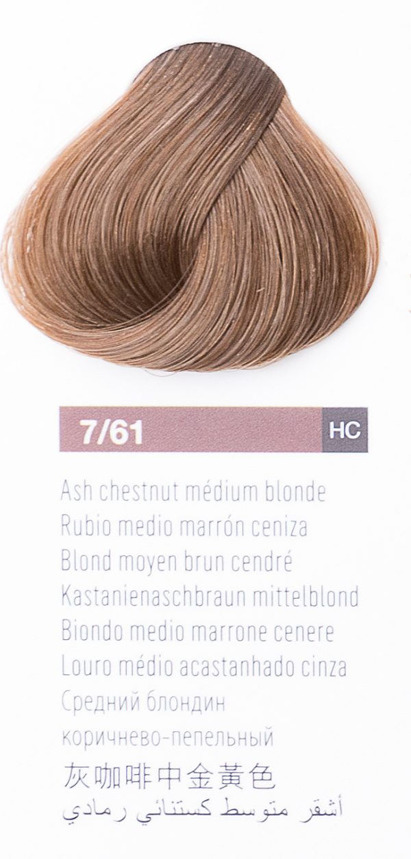 7/61 Средний блондин коричнево-пепельный