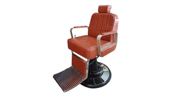 Кресло парикмахерское "Бруно-2" коричневое