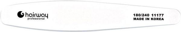 Пилка Hairway contour, белая 180/240 11177