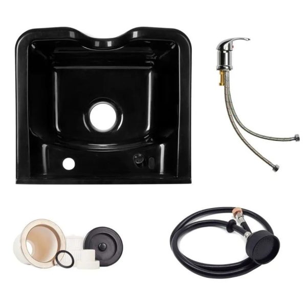 Раковина пластиковая Hairway в комплекте с сантехникой