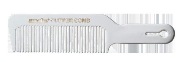Расческа для стрижки машинкой белая.