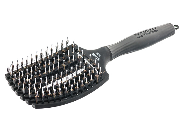 Щетка для волос Fingerbrush Care Iconic Boar&Nylon Black L ID0653/BR-FB1PC-CL000