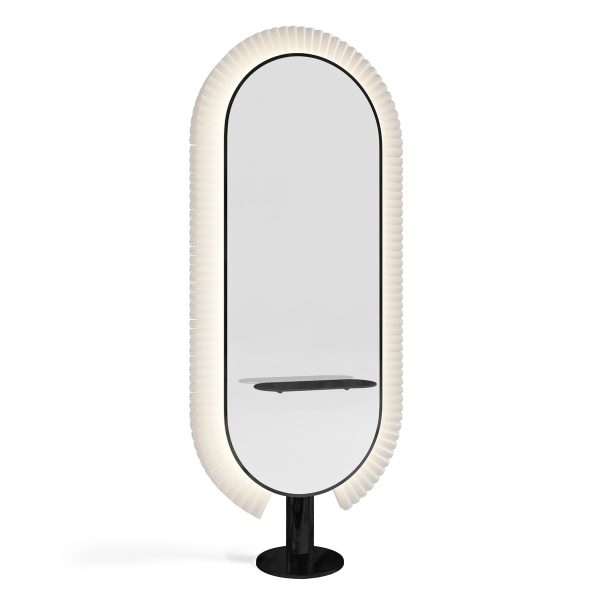 Зеркало парикмахерское KATHERINE COLLAR WITH SHELF